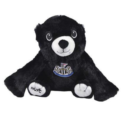 Black - Front - Newcastle United FC Grizzle Bear Plush Toy