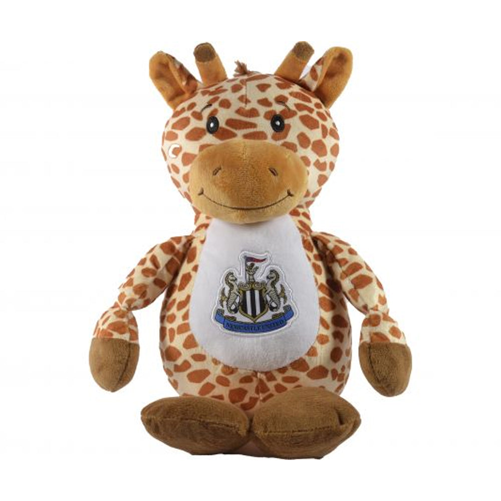 Brown-White - Front - Newcastle United FC Zoo Crew Lofty Giraffe Plush Toy