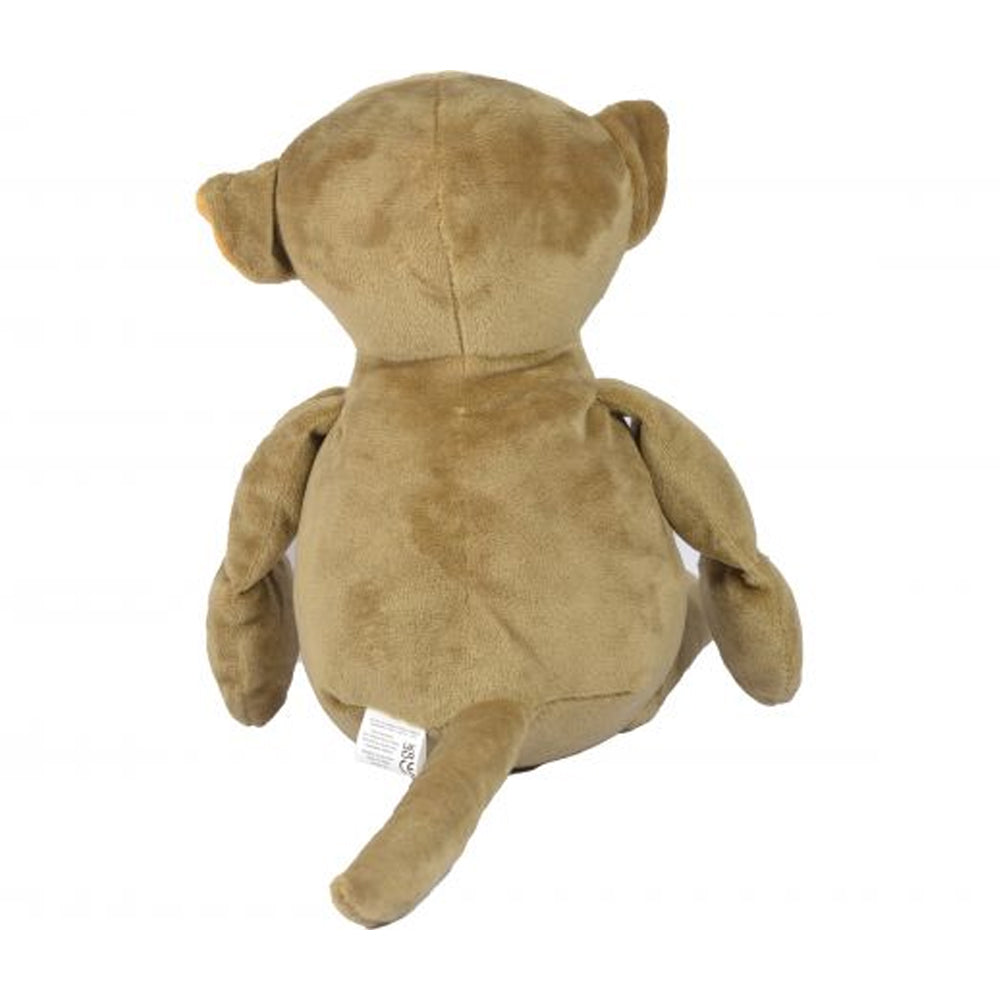 Brown - Back - Newcastle United FC Zoo Crew Cheeks Monkey Plush Toy