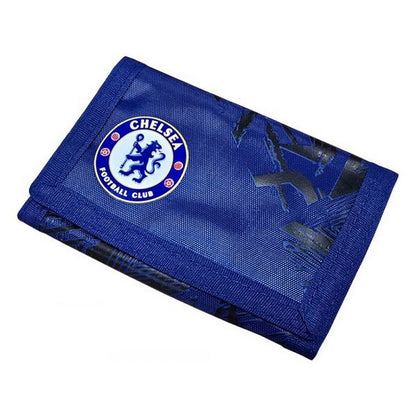 Blue - Back - Chelsea FC Fusion Tri-Fold Wallet