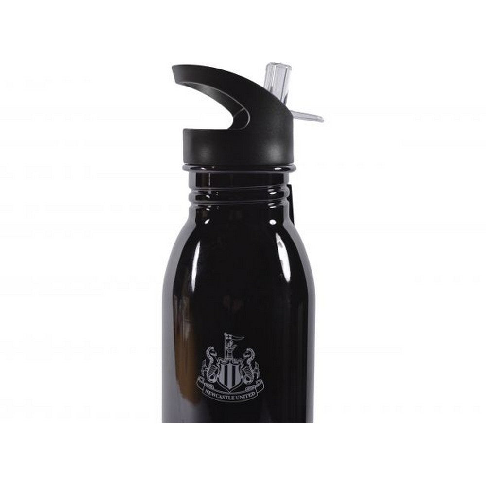 Black - Back - Newcastle United FC Stainless Steel UV Protection 700ml Water Bottle