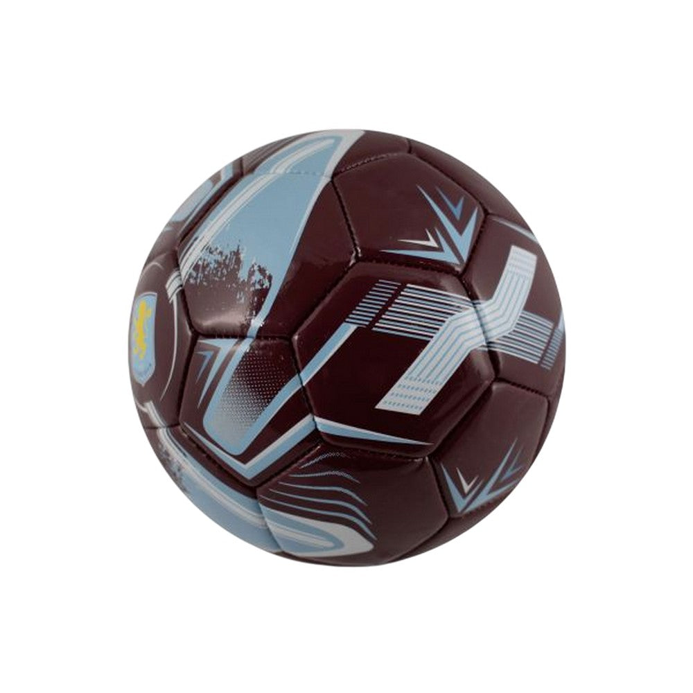 Claret-Blue-White - Lifestyle - Aston Villa FC Turbine Print Mini Football