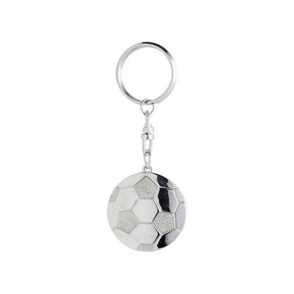 Silver-Red-Yellow - Back - Manchester United FC Football Keyring