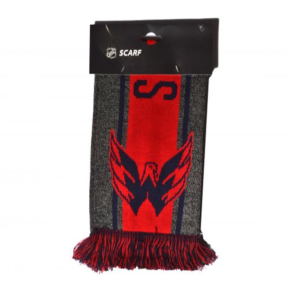 Red-Grey - Side - Washington Capitals NHL Logo Scarf