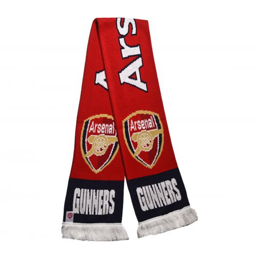 Red-White-Navy - Back - Arsenal FC Gunners Scarf