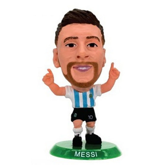 Sky Blue-White - Front - Argentina Lionel Messi SoccerStarz Football Figurine