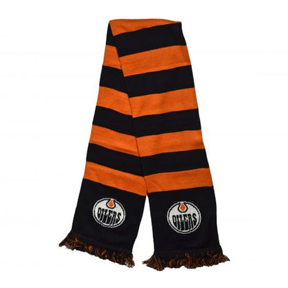 Orange-Navy - Back - Edmonton Oilers NFL Bar Scarf