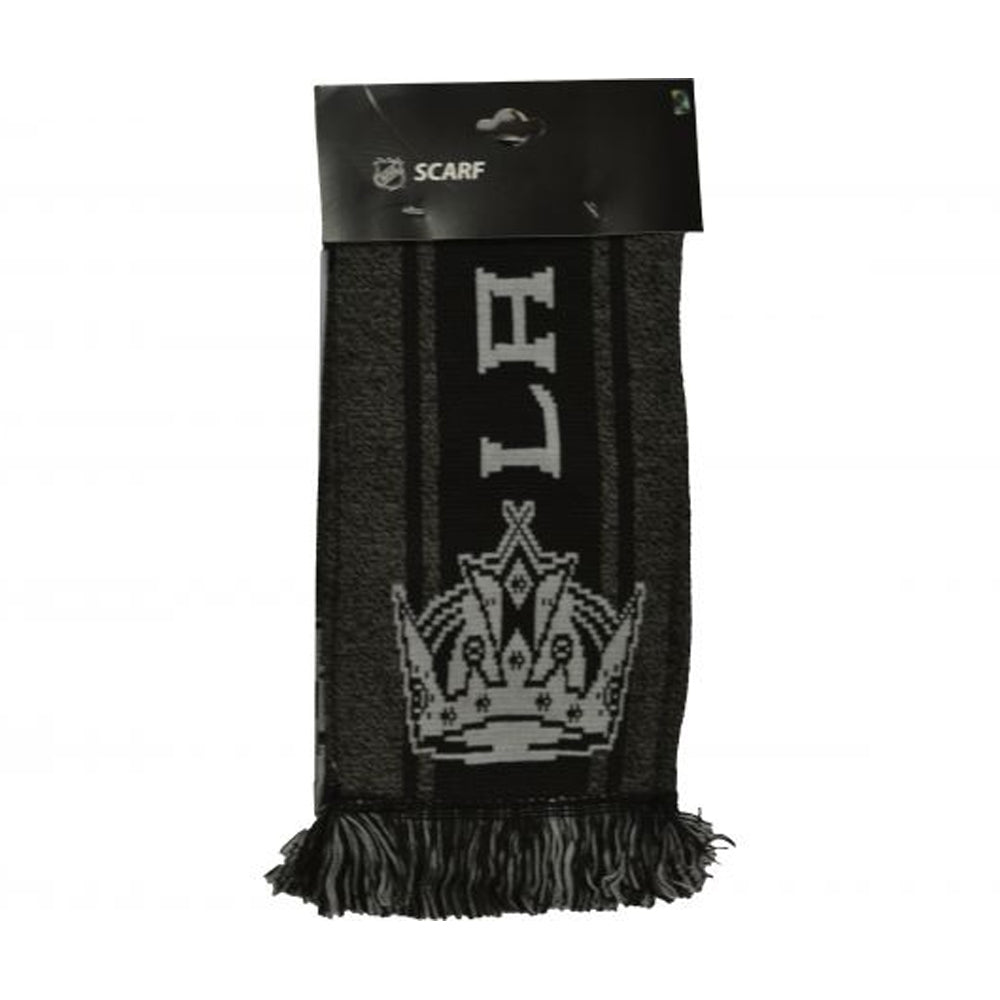 Grey-Black - Side - LA Kings Big Logo Scarf