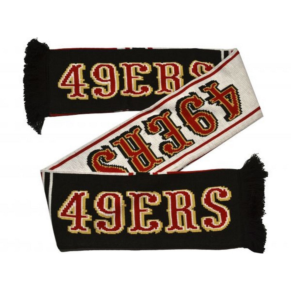 Gold-White-Red - Front - San Francisco 49ers Colour Rush Bar Scarf
