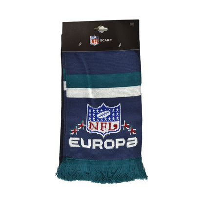 Blue-White-Teal - Side - Hamburg Sea Devils Supporters UEFA Europa League Stripes Scarf