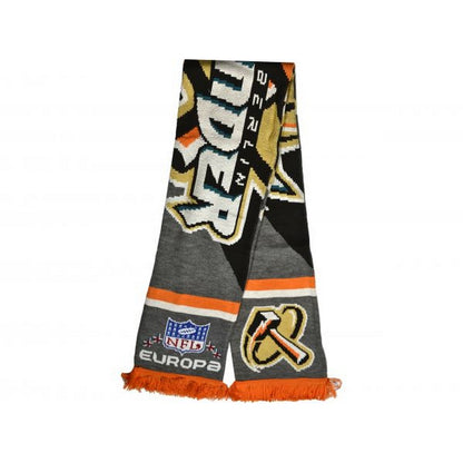 Grey-Orange-Black-Teal - Back - Berlin Thunder Supporters UEFA Europa League Stripes Scarf