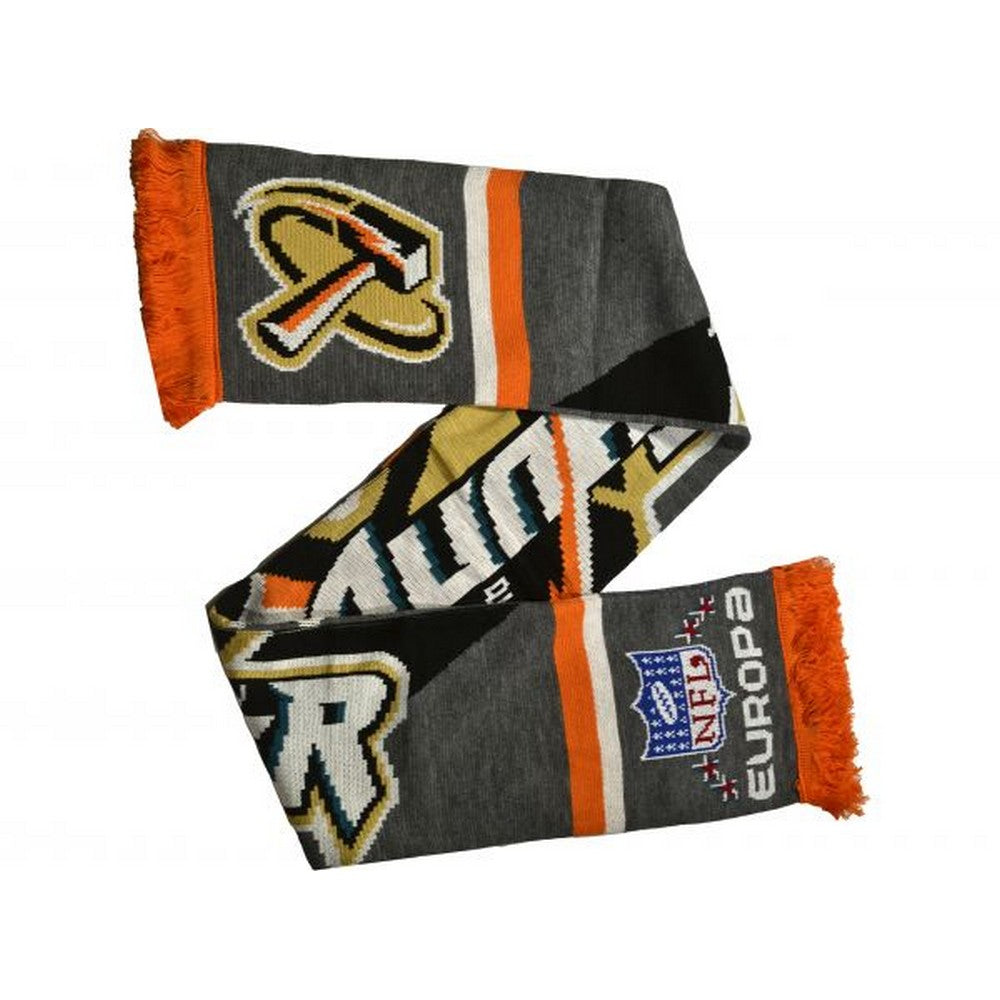 Grey-Orange-Black-Teal - Front - Berlin Thunder Supporters UEFA Europa League Stripes Scarf