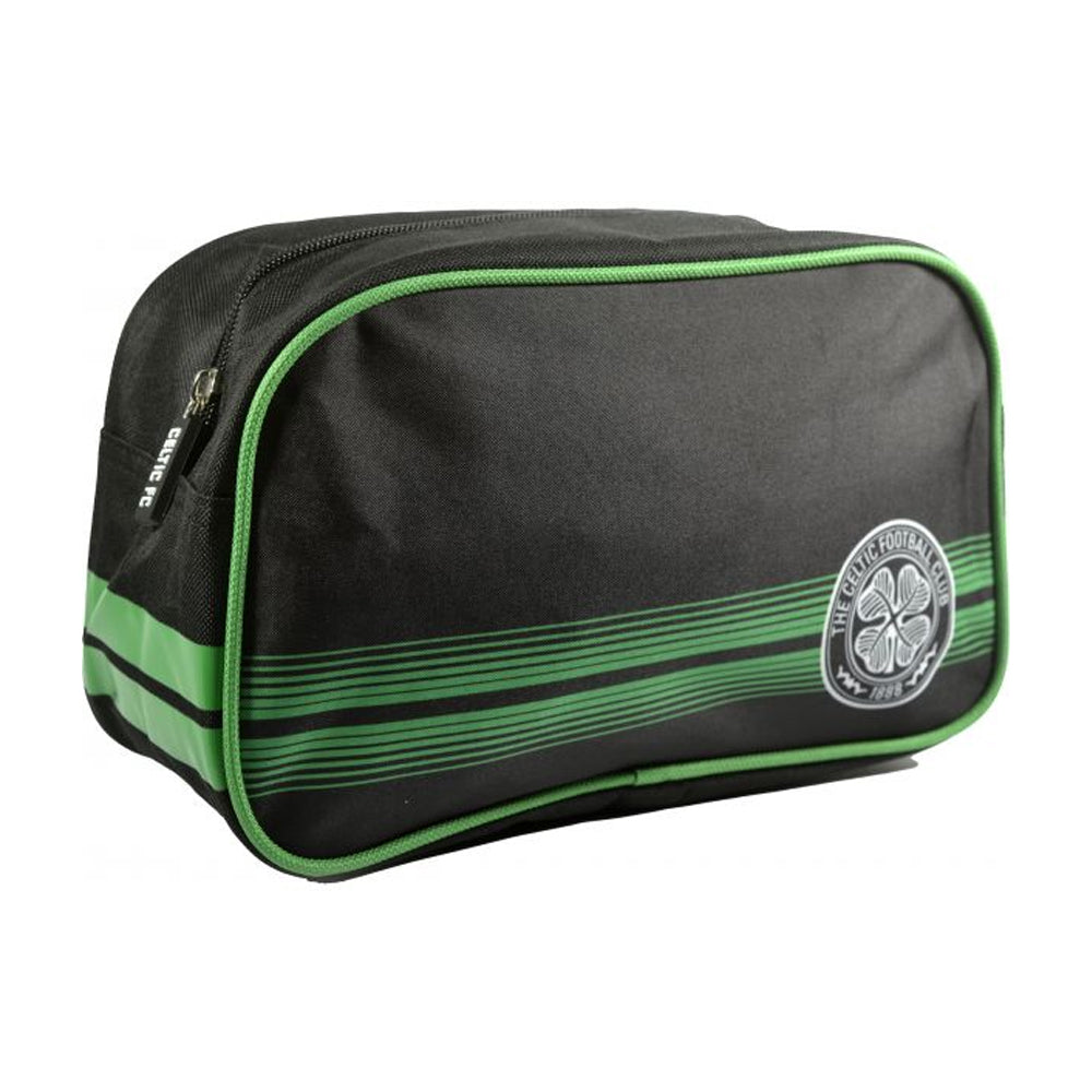 Black-Green - Front - Celtic FC Matchday Wash Bag