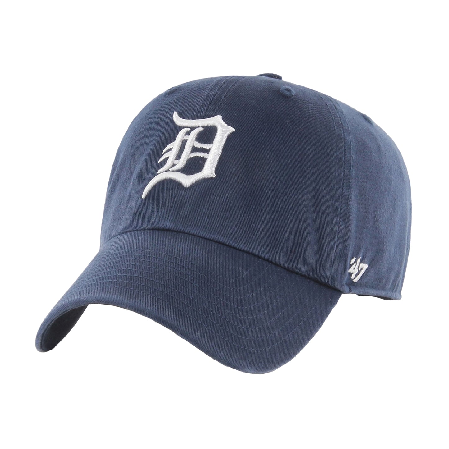Navy - Front - Detroit Lions Embroidered Logo Baseball Cap