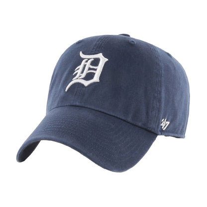Navy - Front - Detroit Lions Embroidered Logo Baseball Cap