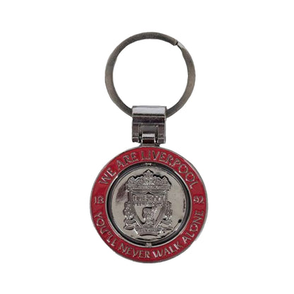 Red - Back - Liverpool FC We are Liverpool Spinner Keyring