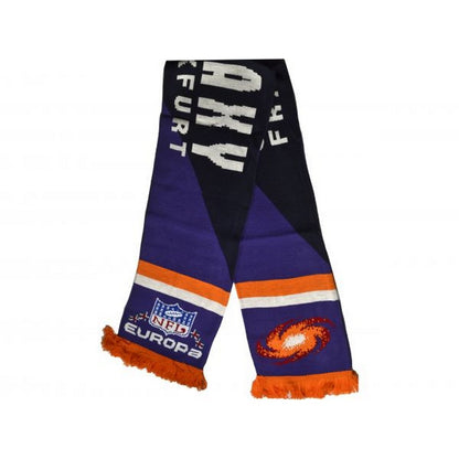 Purple-Orange-White - Back - Frankfurt Galaxy Supporters UEFA Europa League Stripes Scarf