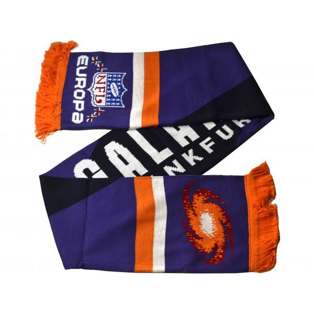 Purple-Orange-White - Front - Frankfurt Galaxy Supporters UEFA Europa League Stripes Scarf
