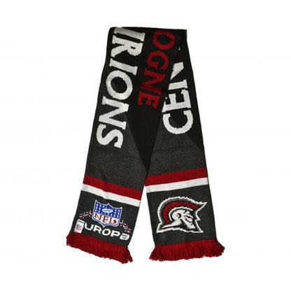 Black-Red-White - Back - Cologne Centurions Supporters Elf Stripes Scarf