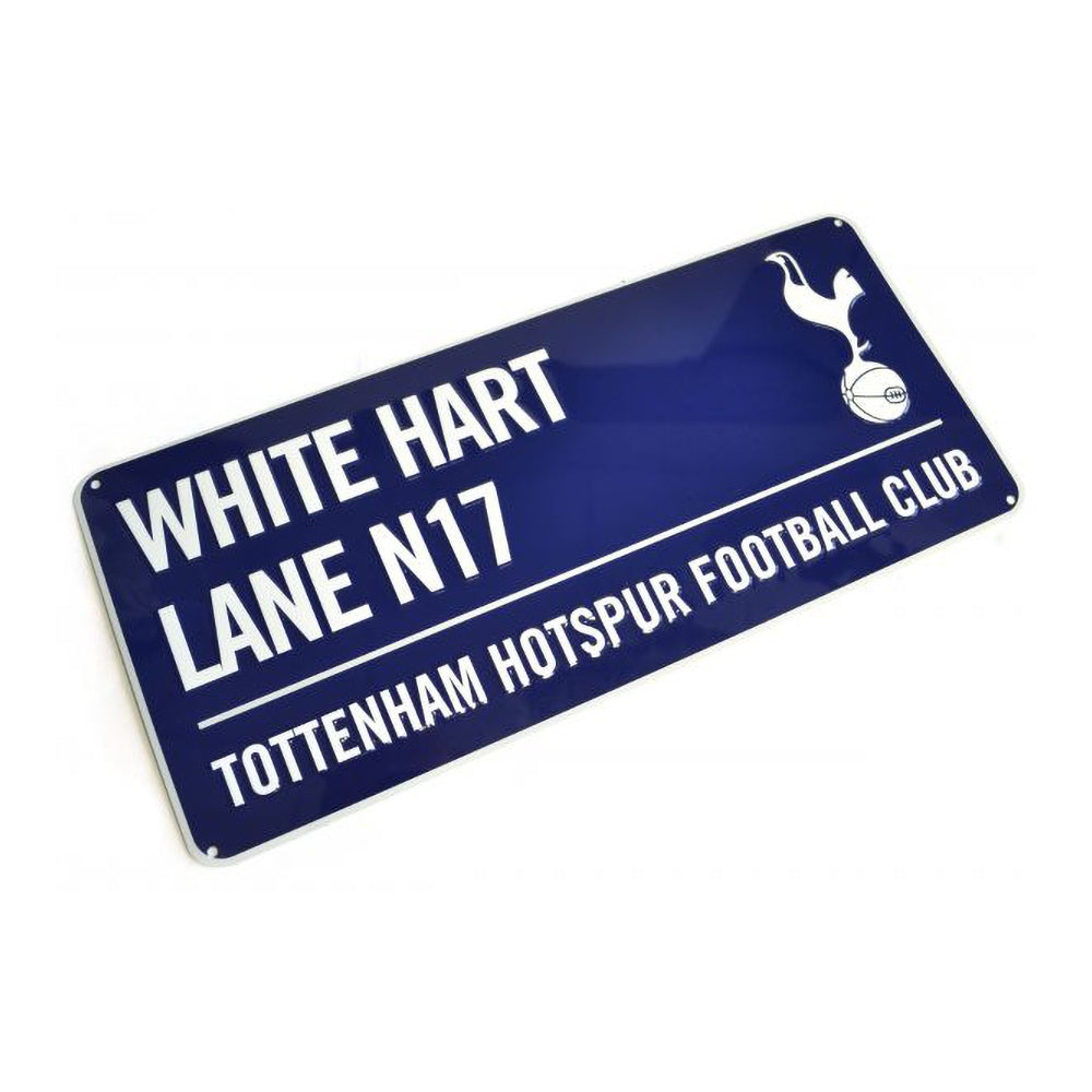 Navy-White - Side - Tottenham Hotspur FC Official Football Metal Street Coloured Sign