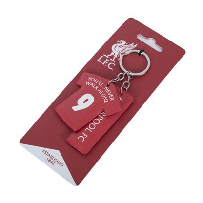 Red - Back - Liverpool FC Kit and Bar Keyring