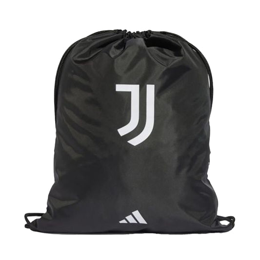 White-Black - Front - Juventus FC Adidas Camo Drawstring Bag