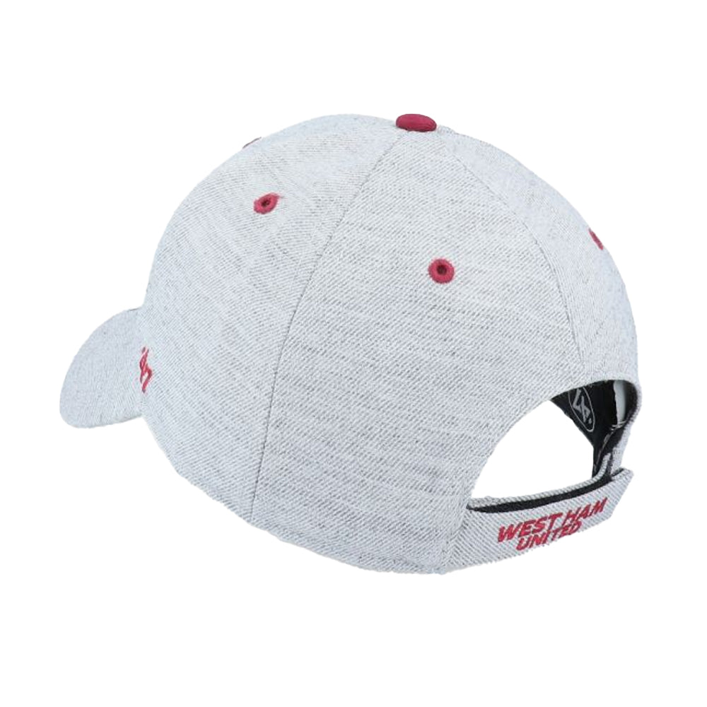 Charcoal - Back - West Ham United FC Storm Cloud Mvp 47 Baseball Cap