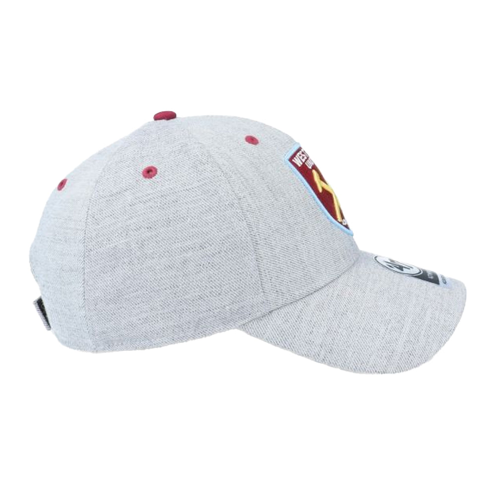Charcoal - Side - West Ham United FC Storm Cloud Mvp 47 Baseball Cap