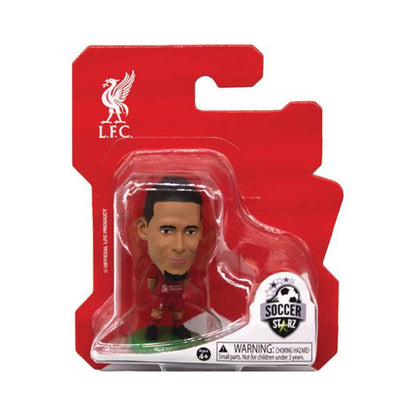 Multicoloured - Back - Liverpool FC Virgil Van Dijk 2026 SoccerStarz Football Figurine