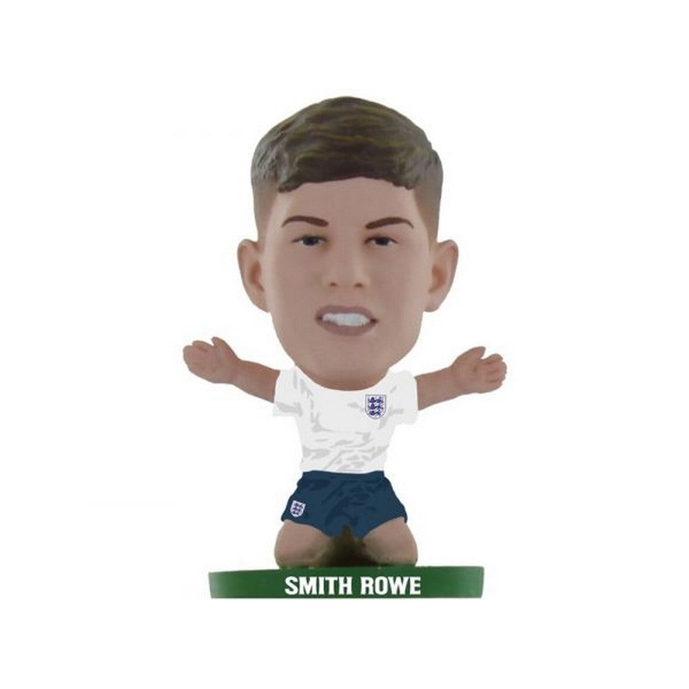 White-Blue - Front - England FA Emile Smith Rowe SoccerStarz Football Figurine