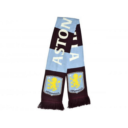 Sky-Claret - Back - Aston Villa FC Stripe Scarf