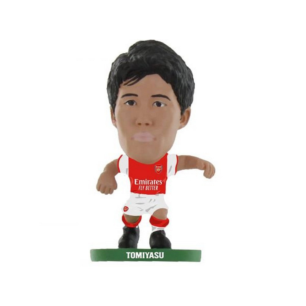 Red-White - Front - Arsenal FC Takehiro Tomiyasu SoccerStarz Football Figurine