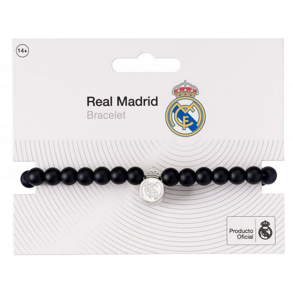 Black - Back - Real Madrid CF Beaded Bracelet