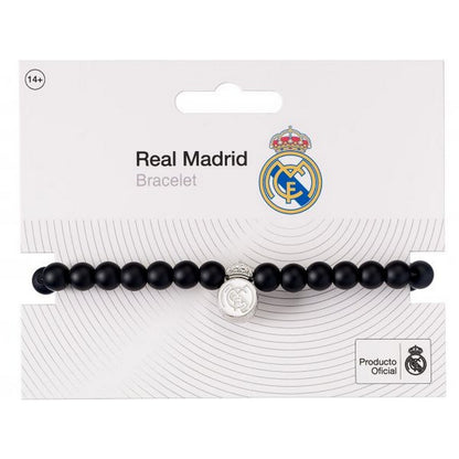 Black - Back - Real Madrid CF Beaded Bracelet