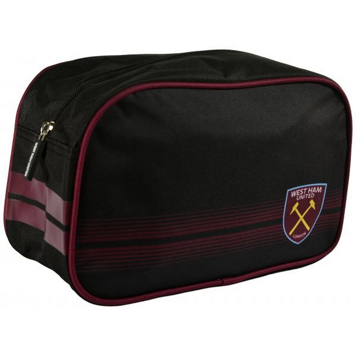 Black-Claret Red - Side - West Ham United FC Matchday Wash Bag