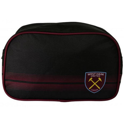 Black-Claret Red - Front - West Ham United FC Matchday Wash Bag