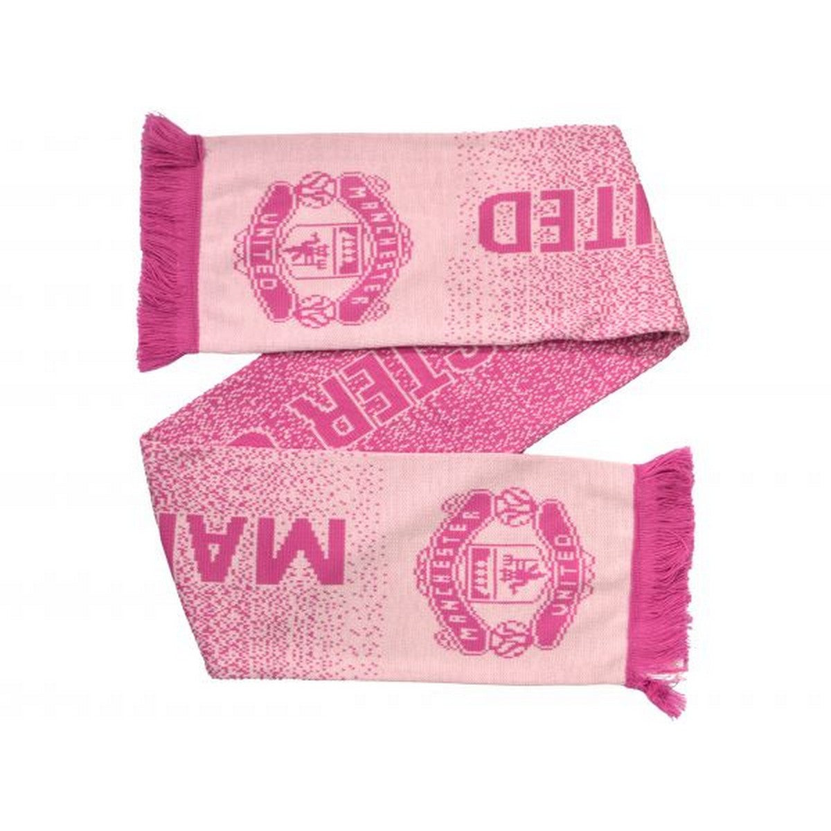 Pink Sprinkle - Front - Manchester United FC Jacquard Scarf