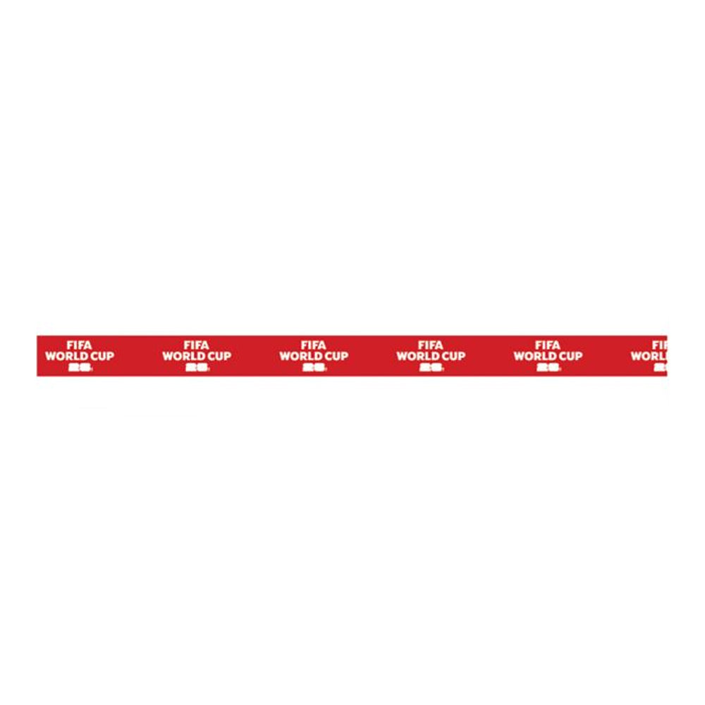 Red-White - Back - Fifa World Cup Silicone Wristband