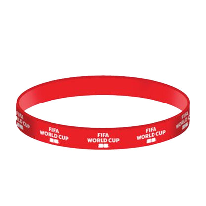 Red-White - Front - Fifa World Cup Silicone Wristband