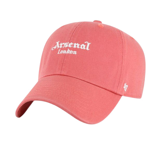Red - Front - Arsenal FC 47 Clean Up Cap