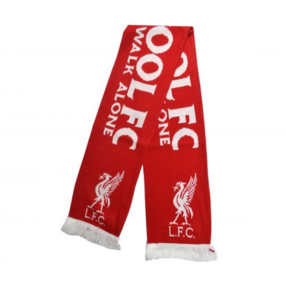 Anfield Red-White Stripe - Back - Liverpool FC YNWA Scarf