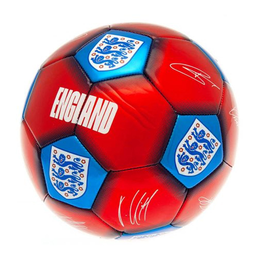 White-Red-Blue - Back - England FA Skill Signature Football