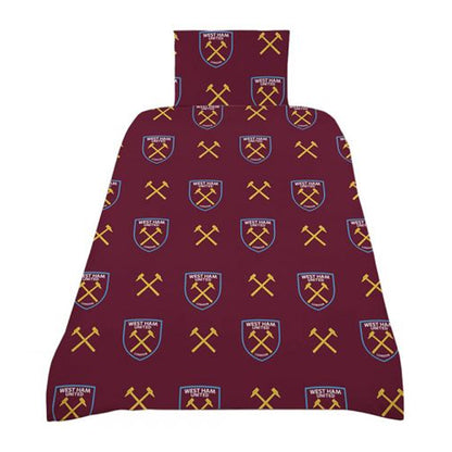 Claret-Sky - Back - West Ham United FC Duvet Cover Set