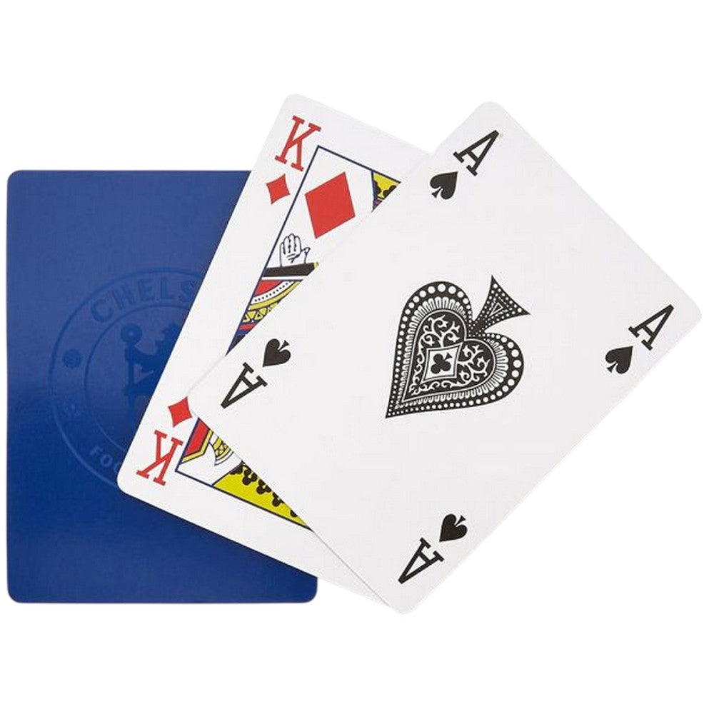 Royal Blue - Back - Chelsea FC Crest Playing Card Deck