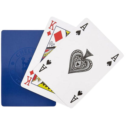 Royal Blue - Back - Chelsea FC Crest Playing Card Deck
