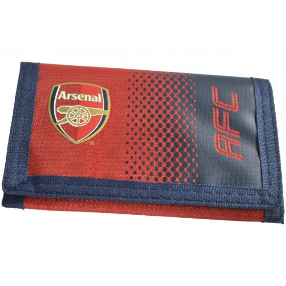 Red-Navy - Front - Arsenal FC Fade Trifold Wallet