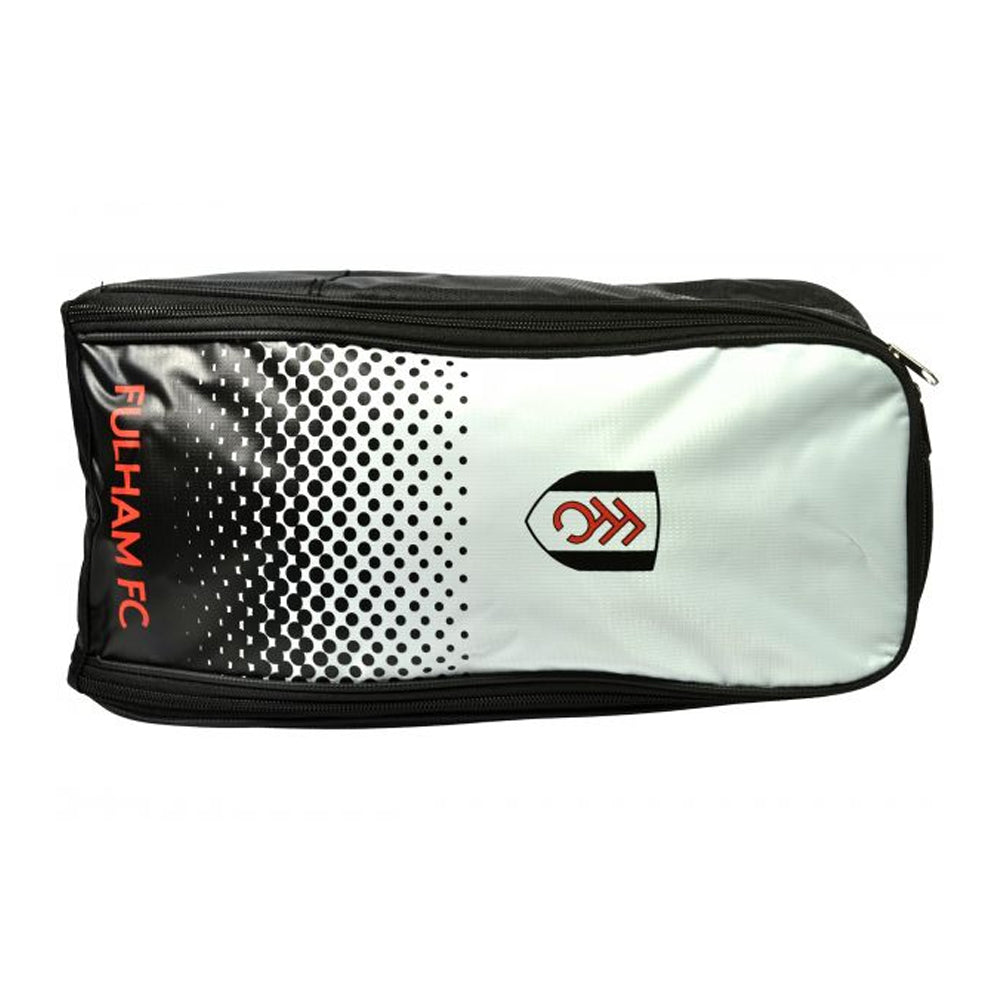 White-Black - Front - Fulham FC Fade Boot Bag