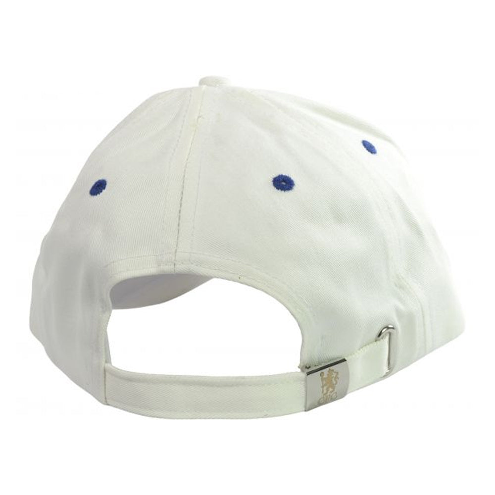 White-Black - Back - Chelsea FC Embroidered Logo Baseball Cap