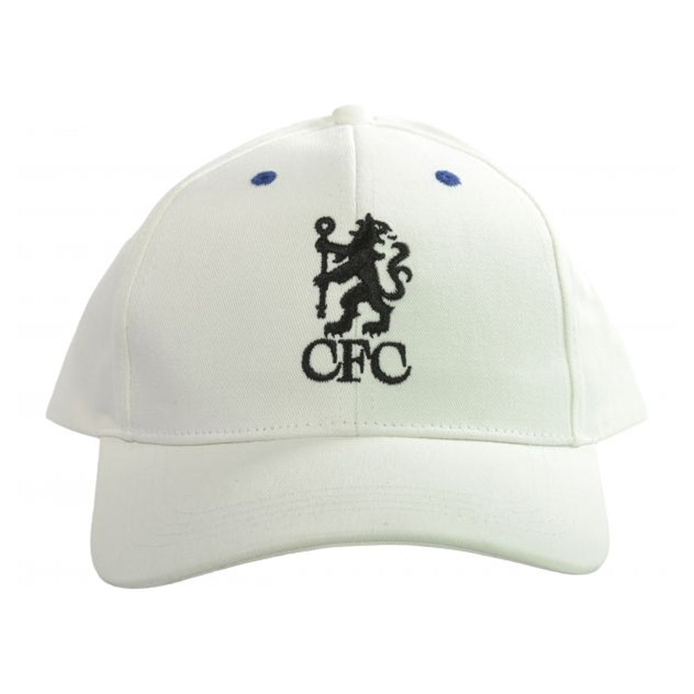 White-Black - Side - Chelsea FC Embroidered Logo Baseball Cap