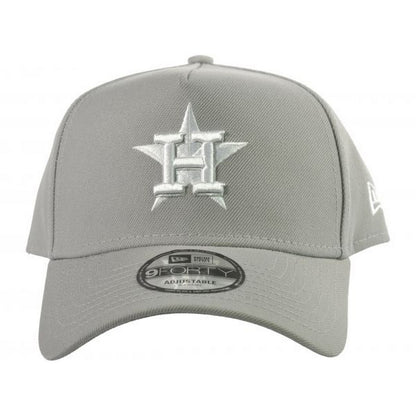 Grey - Lifestyle - New Era Unisex Adult 9Forty Houston Astros Baseball Cap